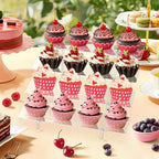4 Tier Acrylic Display Riser Stand, Clear Perfume Organizer, Cupcake Stand - Image 3