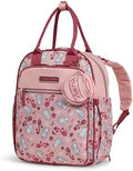 Disney Diaper Bag Backpack with Changing Pad Winnie the Pooh – 16” Nylon Baby Bag for Parents, Insulated Bottle Holders, Multiple Storage Pockets by Disney