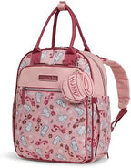 Disney Diaper Bag Backpack with Changing Pad Winnie the Pooh – 16” Nylon Baby Bag for Parents, Insulated Bottle Holders, Multiple Storage Pockets by Disney