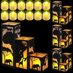 Rossesay 12 Pcs African Safari Lantern Table Centerpiece for Party Decor - Image 6
