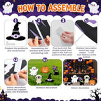 5 Pcs Halloween Baby Shower Decorations, Little Boo Photo Props - Image 5