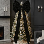 Suncalla 40 x 80 Inch Extra Large Black Velvet Bow for Backdrop, Xmas Tree by Unknown