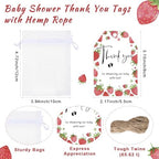 Blushtier 25 Sets Baby Shower Shot Glass Bottle Opener, Strawberry - Image 4