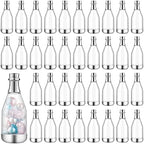 Cunhill 54 Pcs Mini Champagne Bottles Wedding Favors Bulk, Silver by Cunhill