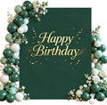 6.6FT x 5.2FT Hunter Green Square Backdrop Arch Cover Double-Sided Spandex Arch Covers Fitted Wedding Arch Stand Cover Stretchy Backdrop for Balloon Arches Birthday Ceremony Party Banquet Decorations by WishCare