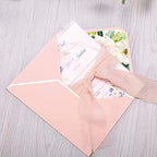 DORIS HOME 25PCS Fill-in Invitations Cards, Pink Flower - Image 5