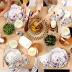 Newtay 250 Pcs Wildflower Disposable Paper Plate Napkins - Image 6