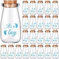 Patelai 24 Pack Baby Shower Party Favors 3.4 oz It's a Boy Glass Bottles by Patelai