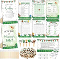 Funnymoom 426 Pcs Football Baby Shower Games, 8 Games Bingo Advice Cards by Funnymoom