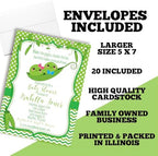 Amanda Creation Custom Baby Shower Invites Pea Pod Baby Shower Invitation 20 5x7 Custom Personalized Invites With Envelopes - Image 6