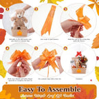Funnymoom 24 Pack Maple Leaf Fall Thanksgiving Basket for Gifts Empty Bulk - Image 4