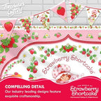 Treasures Gifted Officially Licensed Strawberry Shortcake Backdrop - 4.3ft Tall x 6ft Wide Banner - Strawberry Shortcake Decorations - Birthday Party Supplies - Baby Shower Decorations - Image 5