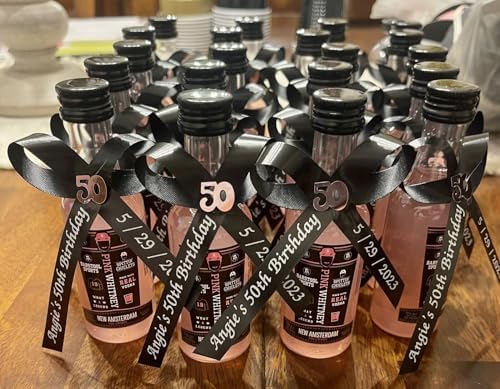 25 Personalized Ribbons Assesmbled Bows Custom Bridal Shower Favor Party Favors Wedding Bridesmaid Memorial Ribbons Funeral Baby Invitations Mis XV años Quinceanera (Rust) - Image 3