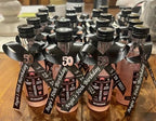25 Personalized Ribbons Assesmbled Bows Custom Bridal Shower Favor Party Favors Wedding Bridesmaid Memorial Ribbons Funeral Baby Invitations Mis XV años Quinceanera (Orange Ribbon) - Image 3