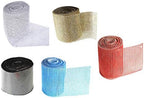 MaikOn Ribbon for Flower Bouquet, 24 Row 10 Yard Diamond Sparkling Rhinestone Mesh Ribbon Roll DIY Arts Crafts Wedding Birthdays Baby Shower Decorations - Silver, as described - Image 7