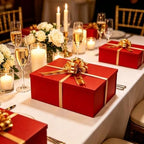 UoeRing Red Extra Large Gift Box 1Pcs 22x17x9 inch,luxury Gift Box with Lid for Presents Birthday Christmas Valentine's Day (Contain Pull Bows,Card,Envelope,Filler) - Image 5