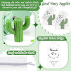 Leelosp 50 Sets Cactus Soap Party Favors with White Organza Bags & Cactus Themed Thank You Tags for Fiesta Party Decor, Mexican Birthday Decorations, Baby Shower, Bachelorette Bridal Shower DIY Gifts - Image 3