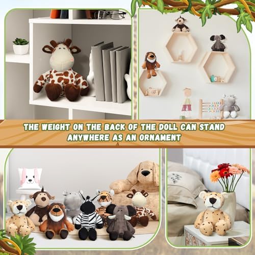 Seenelling Blindfold Diaper Baby Shower Game Kit, Safari Animals, 8 Sets - Image 5