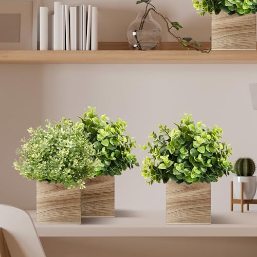 Suzile 12 Set Wooden Box Centerpiece, 4 Inch Square Planter Vase - Image 6
