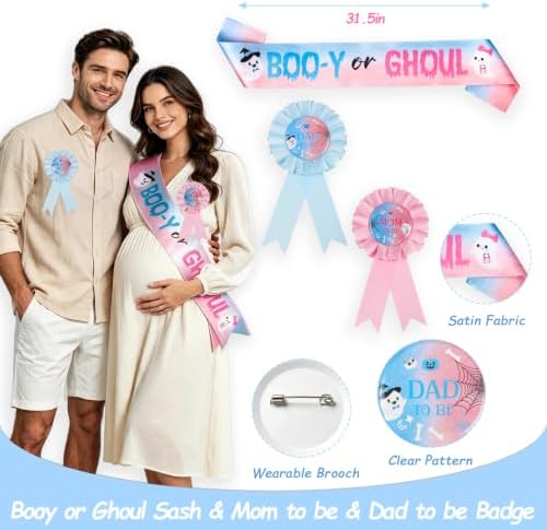 Halloween Gender Reveal Decorations Booy or Ghoul Party Kit - Image 4