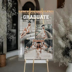 Personalized Clear Graduation Yard Sign with Photos – Custom Acrylic Senior Graduation Welcome Sign for High School Class of 2026 Party Decorations, Outdoor Lawn Display, Photo Collage Sign - Image 3