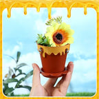 Jingmore 60 Sets Bee Honey Jar Pots Party Favors Bulk, Brown - Image 6