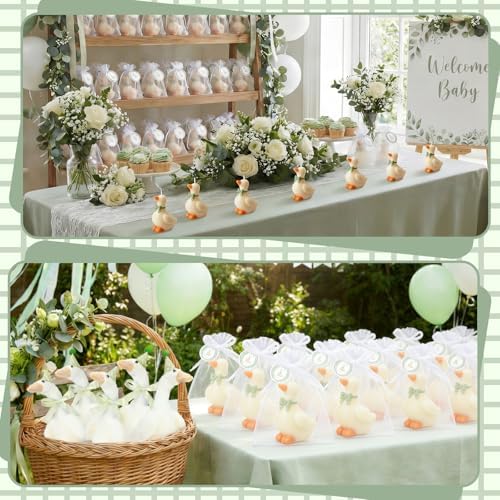 Conelist 16 Sets Silly Goose Party Favors Silly Goose Candle, Green - Image 5