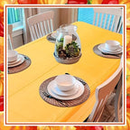 Jinei 40 Pcs Fall Plastic Tablecloth Thanksgiving Disposable Table Cover - Image 4
