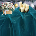 20 Yard Organza Fabric 44" Wide for Wedding Event Décor - Dark Teal by MDS