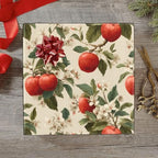 OTVEE 2 Rolls Birthday Wrapping Paper Roll - Apples White Flowers Pattern Design Gift Wrap Perfect for Weddings, Brides, Holidays, Baby Showers - 58 x 22.8 inches - Image 4