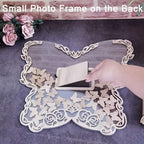Wedding Guest Book Alternative, Wood Butterfly Baby Shower Guest Book Wedding Reception with 80pcs Wooden Butterflies and Drop Box, Rustic Wedding Sign Decor for Anniversary and Ceremony Party - Image 6