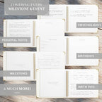 Keepsake Baby Memory Book for Boys and Girls - Timeless First 5 Year Book - Image 5