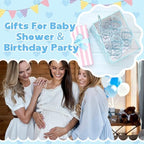 Threehoney 24 Pcs Baby Shower Mini Carriage Decoration Blue Metal Wired Fillable Candy Stroller Baby Shower Table Centerpiece for Guest Gender Reveal Wedding Party Favor Gift - Image 4