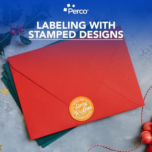 Perco Neon Orange Perforated Round Circle Dot Sticker 3-Inch Labels — 3 Rolls, 1,500 Stickers - Sale, Clearance & Limited-Time Offer Signage, High Visibility - Made in USA - Image 4