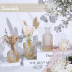 TBWIND 24pcs Amber Glass Bud Vases Set - Image 6