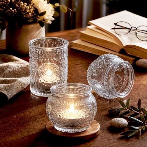24PCS Clear Votive Candle Holders - Image 6
