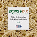10LB Ivory Crinkle Paper Filler - USA Made by CrinklePak