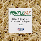 10LB Ivory Crinkle Paper Filler - USA Made by CrinklePak