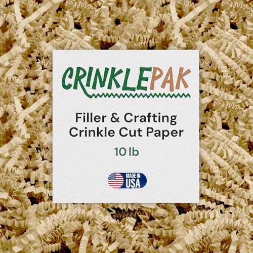 10LB Ivory Crinkle Paper Filler - USA Made by CrinklePak