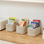 R RUNKA Small Cotton Rope Basket – Storage Bin for Organizing (10.6" x 6.7" x 6.7"), Bathroom Storage Basket for Shelf, Counter & Closet（Beige） - Image 6