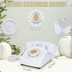 Audio Guest Book Wedding Phone, Retro Audio Phone Guestbook with Clear Voice Recording for Wedding Reception, Bridal Shower, Birthday, Baby Shower, Anniversary, Engagement - Image 3