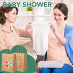 XPCARE Brown Paper Bags with Handles, 200Pcs 8x4.5x10In Kraft Paper Bag - Image 5