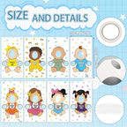 8 Set Games for Baby Shower Feed Me Shower Favors Activities with 8 Pcs Kt Boards and 8 Pcs Eye Patches for Funny Gender Reveal Christmas Bridal Party Decorations Supplies Activities Play - Image 2