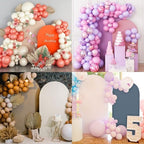 Set of 3 Wedding Arch Cover Stretchy Spandex Fabric Backdrop for Arch Stand - Image 4