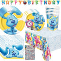 Blues Clues Party Supplies: Birthday Decorations, Plates, Cups, and Tableware for 16 Guests - Perfect for Birthday Party or Baby Shower by Unique