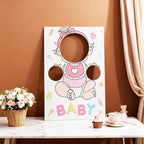 6 Set Baby Shower Games Party Favors Feed Me Funny Blindfolded Baby Shower Game for Adults Includes 6 Kt Boards 6 Eye Patches Fun Blindfold Food Feeding Game Kit for Gender Reveal Party Supplies - Image 6