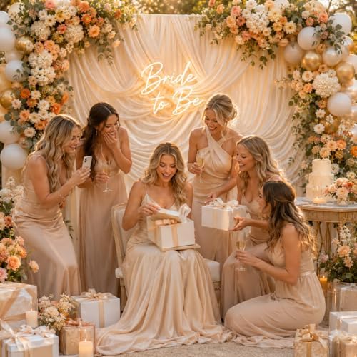 30ft x 10ft Champagne Backdrop Curtains for Parties, 6 Panels 5ft x 10ft Wrinkle-Free Polyester Photo Backdrop Drapes for Wedding Birthday Graduation Baby Shower Photography Background - Image 4