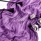 Purple 12 Pcs Cheesecloth Table Runner 10FT Runner for Tables Gauze Fabric 35 x 120 Inches Long Boho Table Runner Decoration Rustic Sheer Runner for Wedding Birthday Baby Shower Party (Purple) - Image 4
