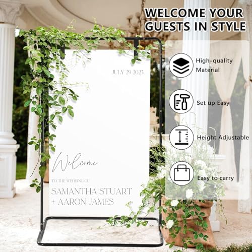 2‑Pack Adjustable Welcome Sign Stand for Event Decor - Image 3