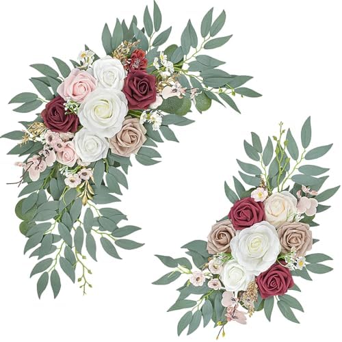 Artificial Wedding Arch Flowers of 2 by Finphoon